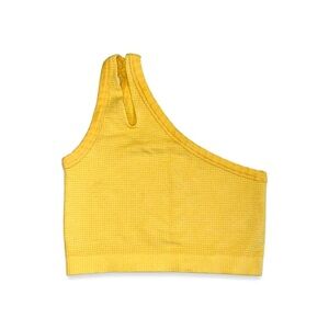 Urban outfitted Yellow One-Shoulder Crop Top